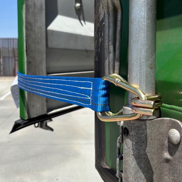 Heavy-Duty 24" Container Truck Door Safety Strap - 5000lb Capacity