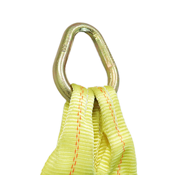 High Visibility 5/8" Forged Pear Ring Towing Recovery Shackle - 0