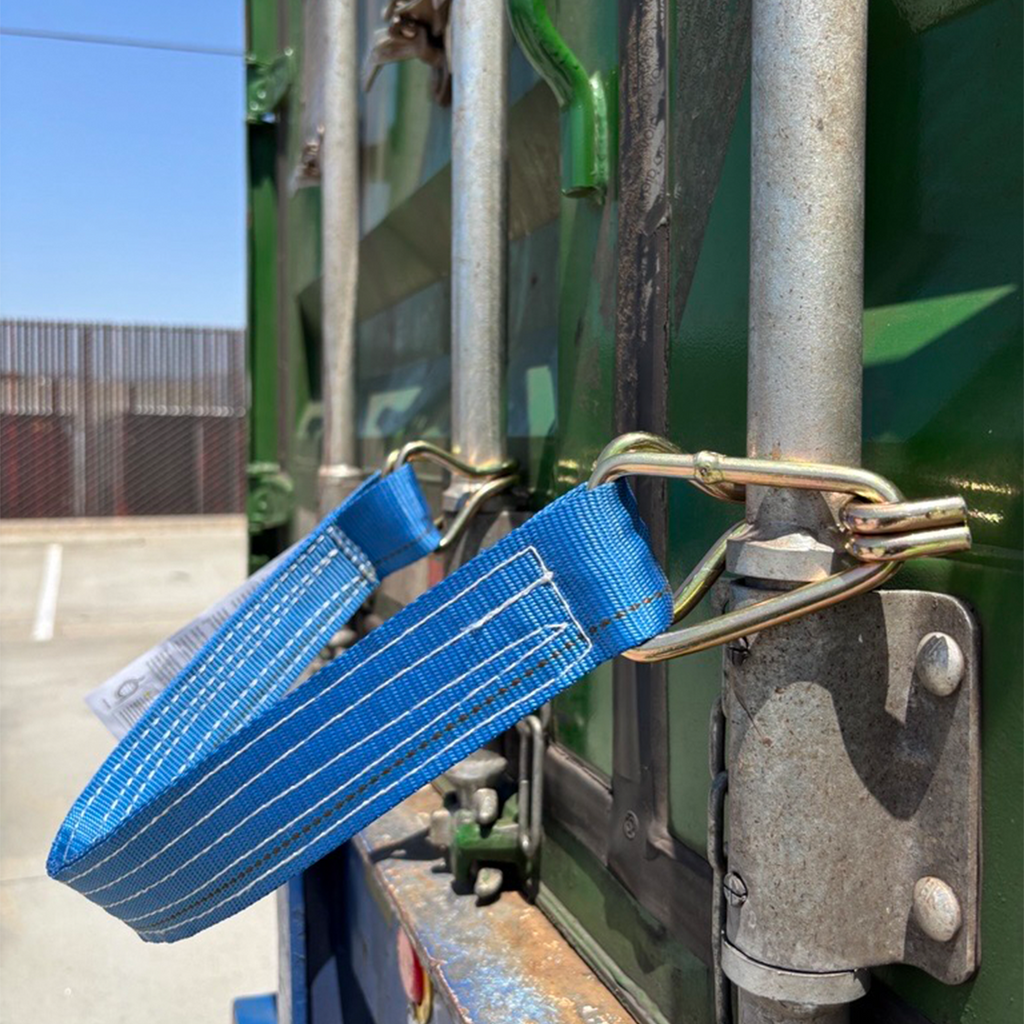 Heavy-Duty 24" Container Truck Door Safety Strap - 5000lb Capacity