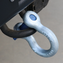 Galvanized Finish 5/16" Forged Screw-In Anchor Shackle Set: Heavy-Duty and Versatile Anchoring Solution-2