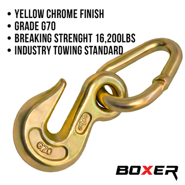 ForceLink 3/8" Grade 70 Grab Hook with Coupling Link - 0