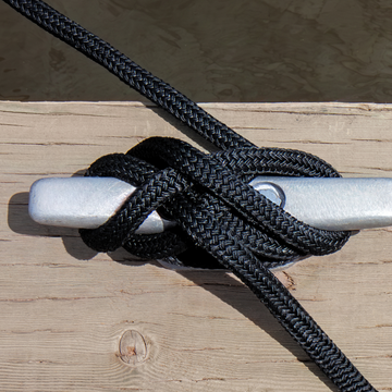 1/2" x 15' Double Braided Nylon Marine Dock Lines (4-Pack) - 0