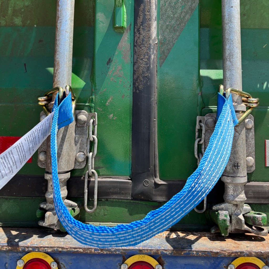Heavy-Duty 24" Container Truck Door Safety Strap - 5000lb Capacity