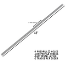 UltimateSecure 4-Feet Aluminum Tracks: Set of 2 - 1600 lbs Load Capacity-4