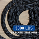 1/2" x 15' Double Braided Nylon Marine Dock Lines (4-Pack)-4