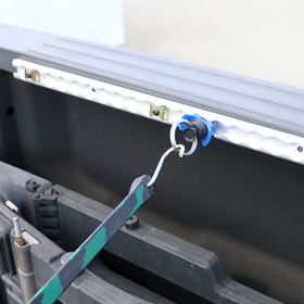UltimateSecure 1-Foot Aluminum Tracks: Set of 2 - 1600 lbs Load Capacity - 0