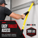 E-Track Pull-Up Assist Strap, 36-Inch Trailer Access Dual Handle with Delta Ring Fitting, Heavy-Duty Reinforced Webbing,-2