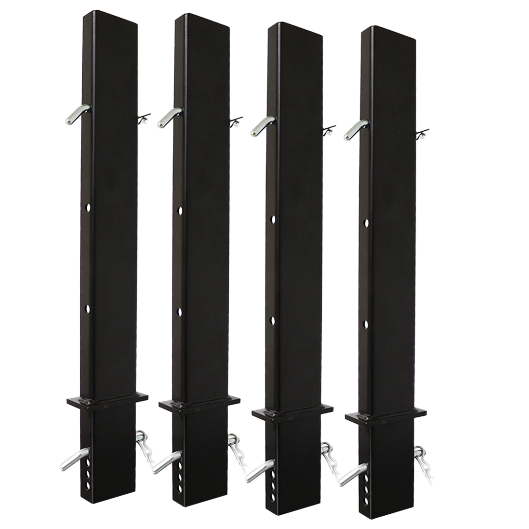 Boxer Pro-Grade 24" Adjustable C Channel Pipe Stake for Flatbed Trailers