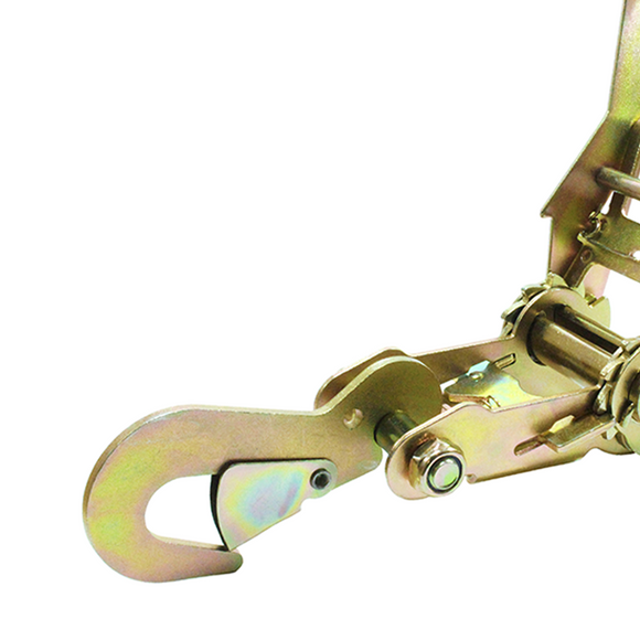 DuoForce 2" Ratchet Buckle with Snap Hook Extension: 6,000 lbs Breaking Strength