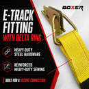 E-Track Pull-Up Assist Strap, 36-Inch Trailer Access Dual Handle with Delta Ring Fitting, Heavy-Duty Reinforced Webbing,-3