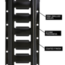 5ft Black Horizontal E-Track: Ultimate Cargo Control & Organization-4