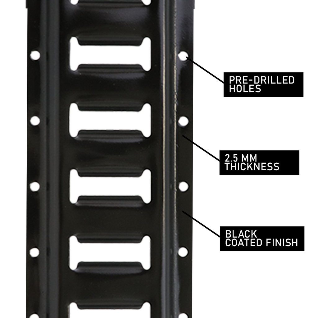 Heavy-Duty 1 Foot E-Track, Set of 4