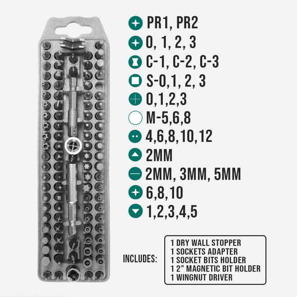 Boxer Signature Series: 100-Piece Bit Set - Your Comprehensive Toolkit for Every Task