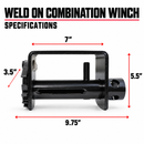 4" Weld On Combination Standard Winch-3