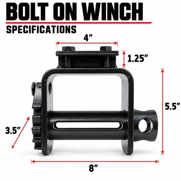 4" Standard  Bolt On Winch