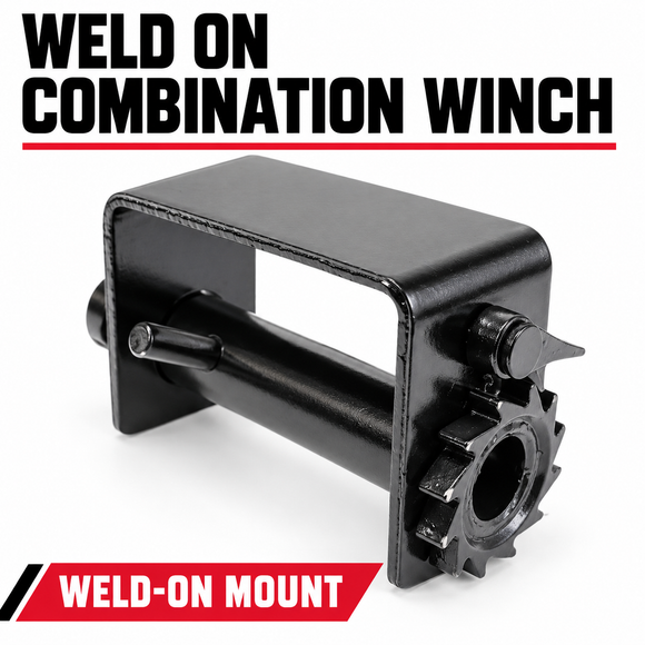 4" Weld On Combination Standard Winch