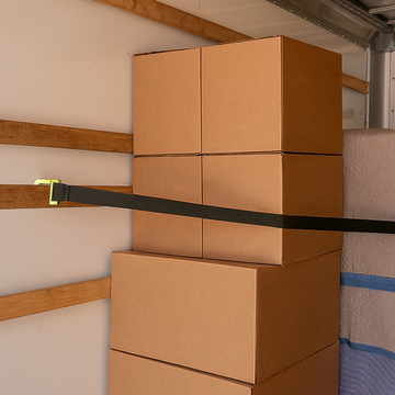 2" x 12' Cam Buckle Logistic Tie-Down for Wood Slat Box Trucks – 1,000lb WLL - 0