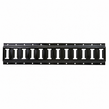 5ft Black Horizontal E-Track: Ultimate Cargo Control & Organization
