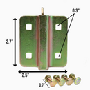 Bolt-On E Track Accessory: Spring Fitting Design, Bolts Included-4