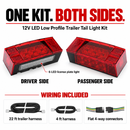 12V LED Low Profile Trailer Tail Light Kit – Driver & Passenger Side-3