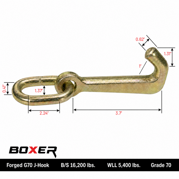 Forged Grade 70 J Hook