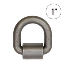 Heavy Duty 1" Forged Lashing Weld-On D-Ring with Mounting Bracket (5" x 5")-1