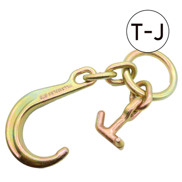Dual Duty Tow Hook Cluster: 5400lb Capacity, J & T Hooks