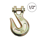 Heavy-Duty 1/2" Forged Clevis Grab Hooks - 51,000 lbs. Breaking Strength-1