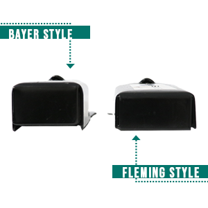 Fleming-Style 54" Square Metal Truck Stakes