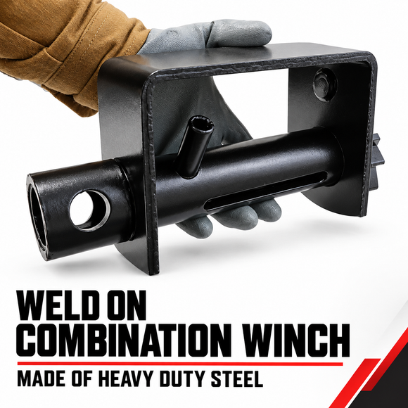 4" Weld On Combination Standard Winch