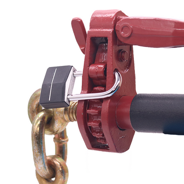 Foldable Ratcheting Load Binder for 5/16" - 3/8" Chain with Ergonomic Handle & 3-Way Directional Mechanism - 0