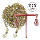 3/8" x 20' Grade 70 Transport Chain and Binder Kit-1