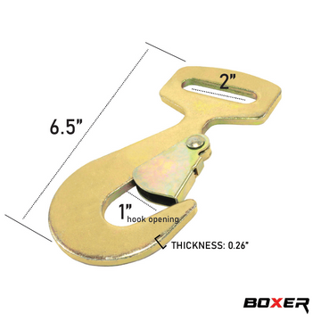 2" Slim Profile Safety Snap Hook - 10,000 lbs Breaking Strength - 0