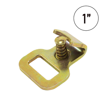 1" Flat Spring-Action Snap Hook - 3,300 lbs Breaking Strength