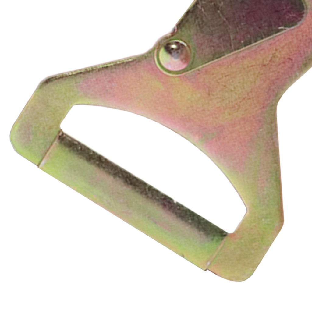 Heavy-Duty 3" Snap Flat Hook with Safety Latch - 15,000 lbs Breaking Strength