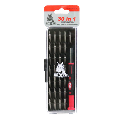 Boxer Signature Series: 30-Piece Screwdriver Bit Set for Household and Computer Applications