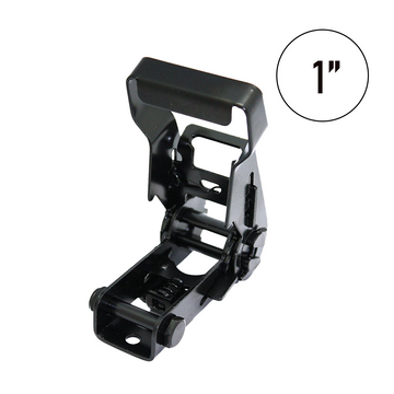 1" Heavy-Duty Ratchet Buckle with Pin – 3,000 lb Breaking Strength - 0