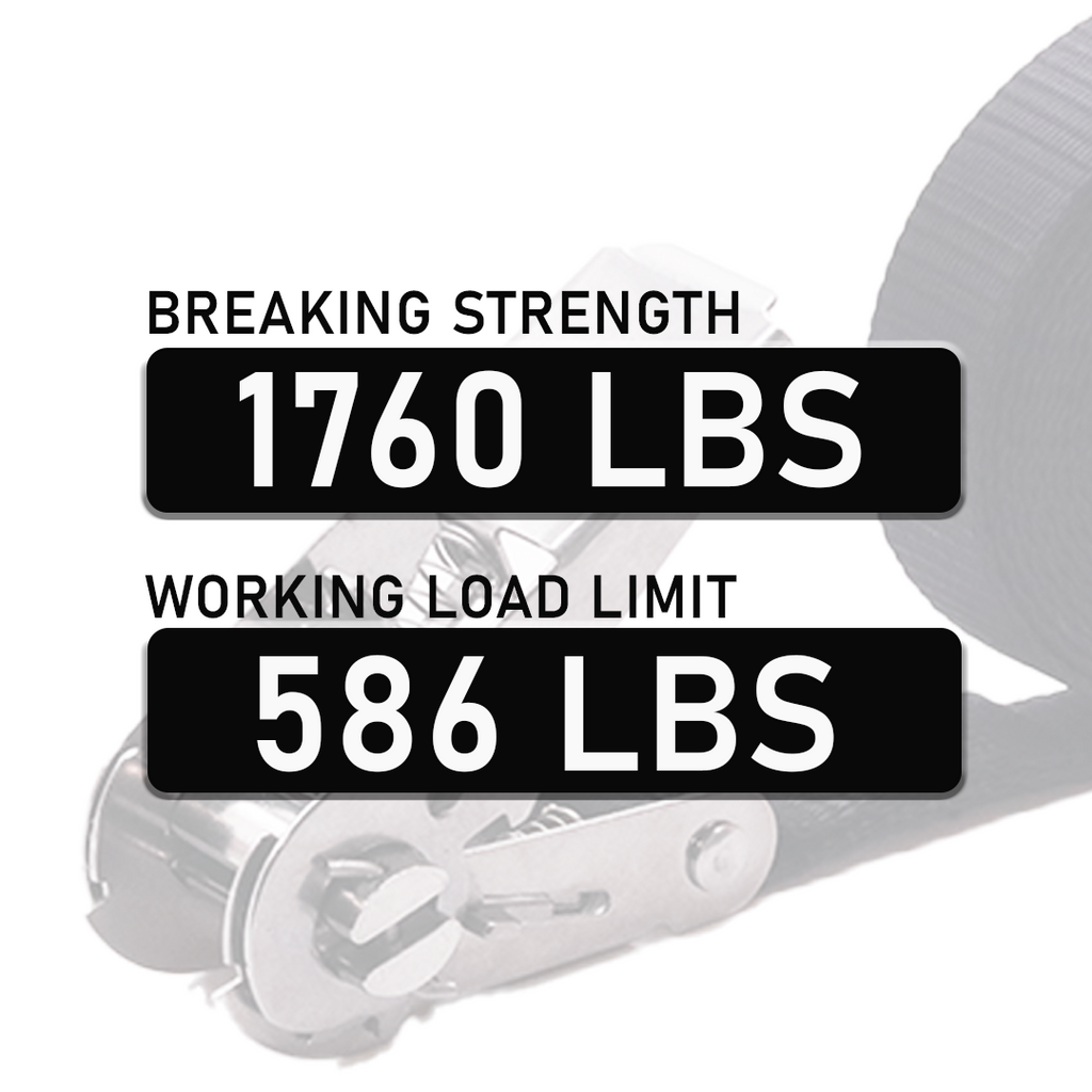 Stainless Steel 1" Ratchet Buckle - 1,760 lbs. Breaking Strength