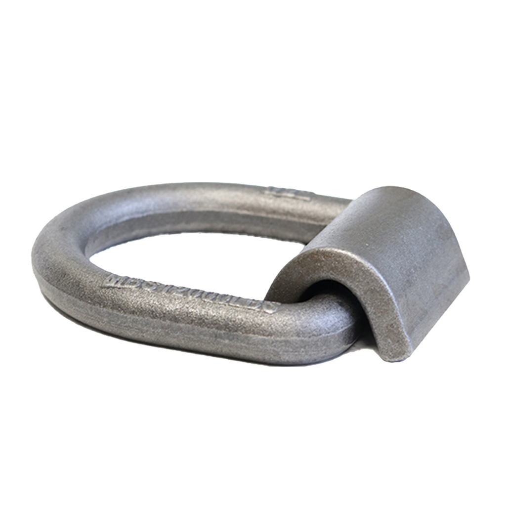 Heavy Duty 1/2" Forged Lashing D-Ring with Weld-On Mounting Bracket