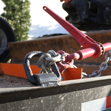 Heavy Duty 3/4" Weld-On Forged Lashing D-Ring with Mounting Bracket - 0