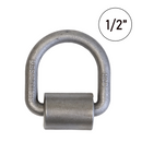 Heavy Duty 1/2" Forged Lashing D-Ring with Weld-On Mounting Bracket-1