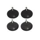 Chrome-Plated Multi-Purpose Anchor Plate - Pack of 4-1