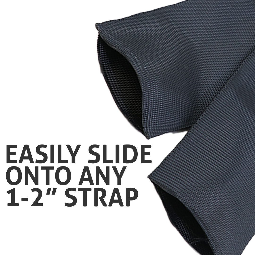2.5" x 18" Black Cordura Polyester Protective Sleeve