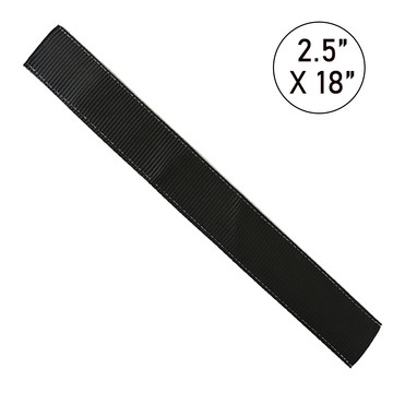 2.5" x 18" Black Cordura Polyester Protective Sleeve