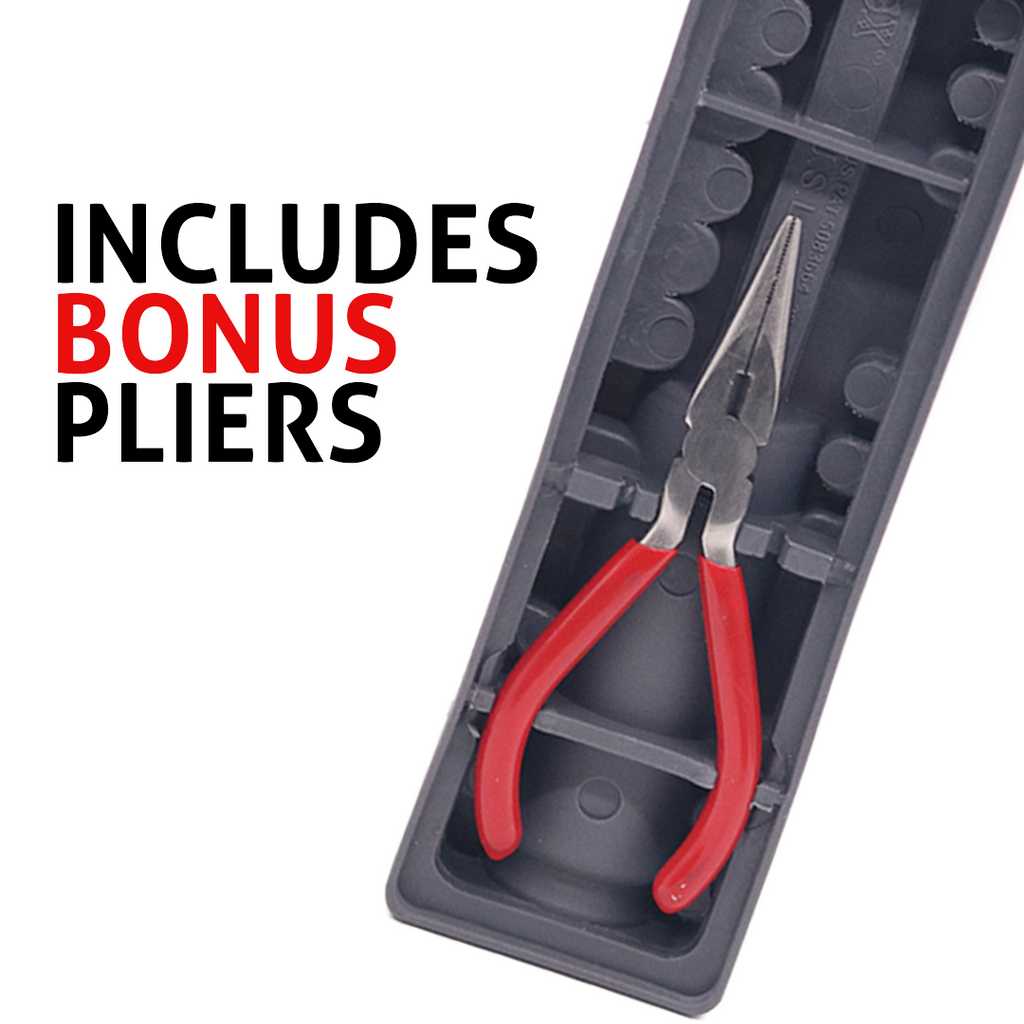 Boxer Signature Series: 21-Piece Screwdriver Set with Sockets, Pliers & Bit Storage - Phillips, Slotted, Torx