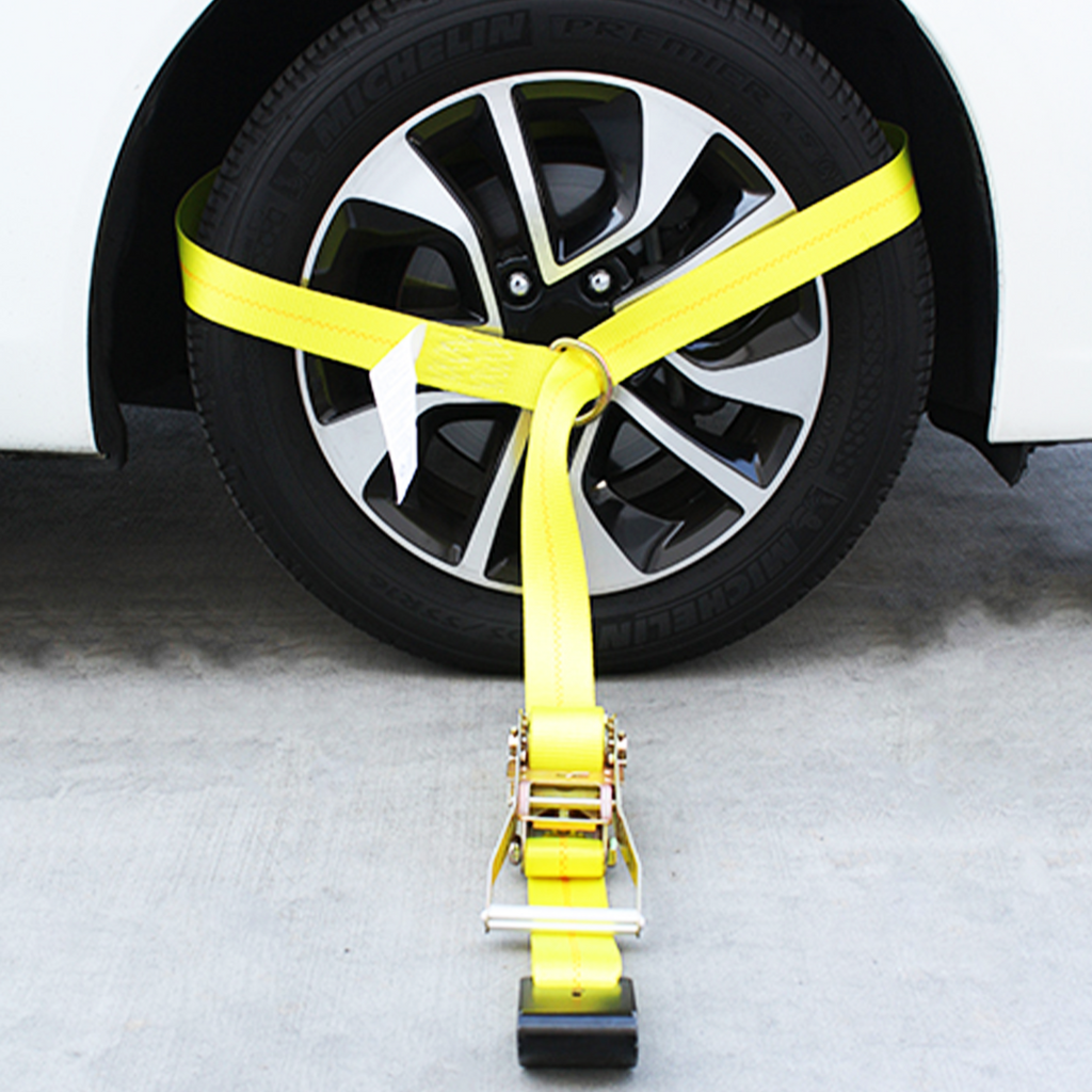 Boxer LassoGuard 2" x 10' Car Tie-Down Kit with Flat Hook Extension