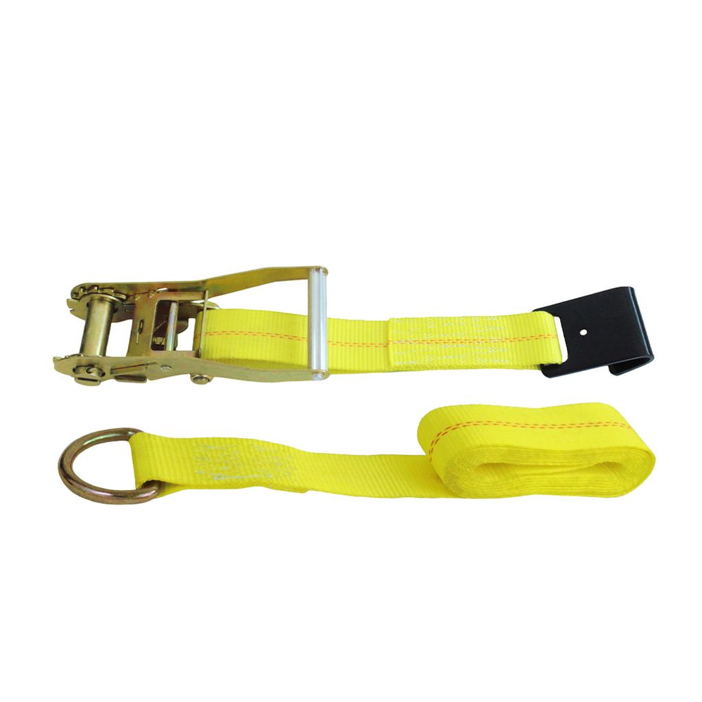 Boxer LassoGuard 2" x 10' Car Tie-Down Kit with Flat Hook Extension