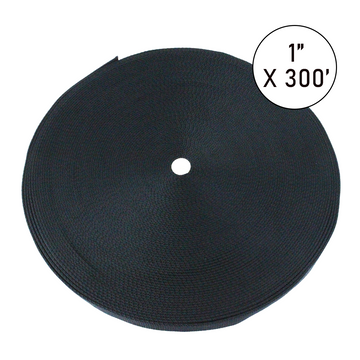 Boxer PolyPro 1" x 300' Polyester Tie Down Webbing Roll - 2,500 lbs Breaking Strength