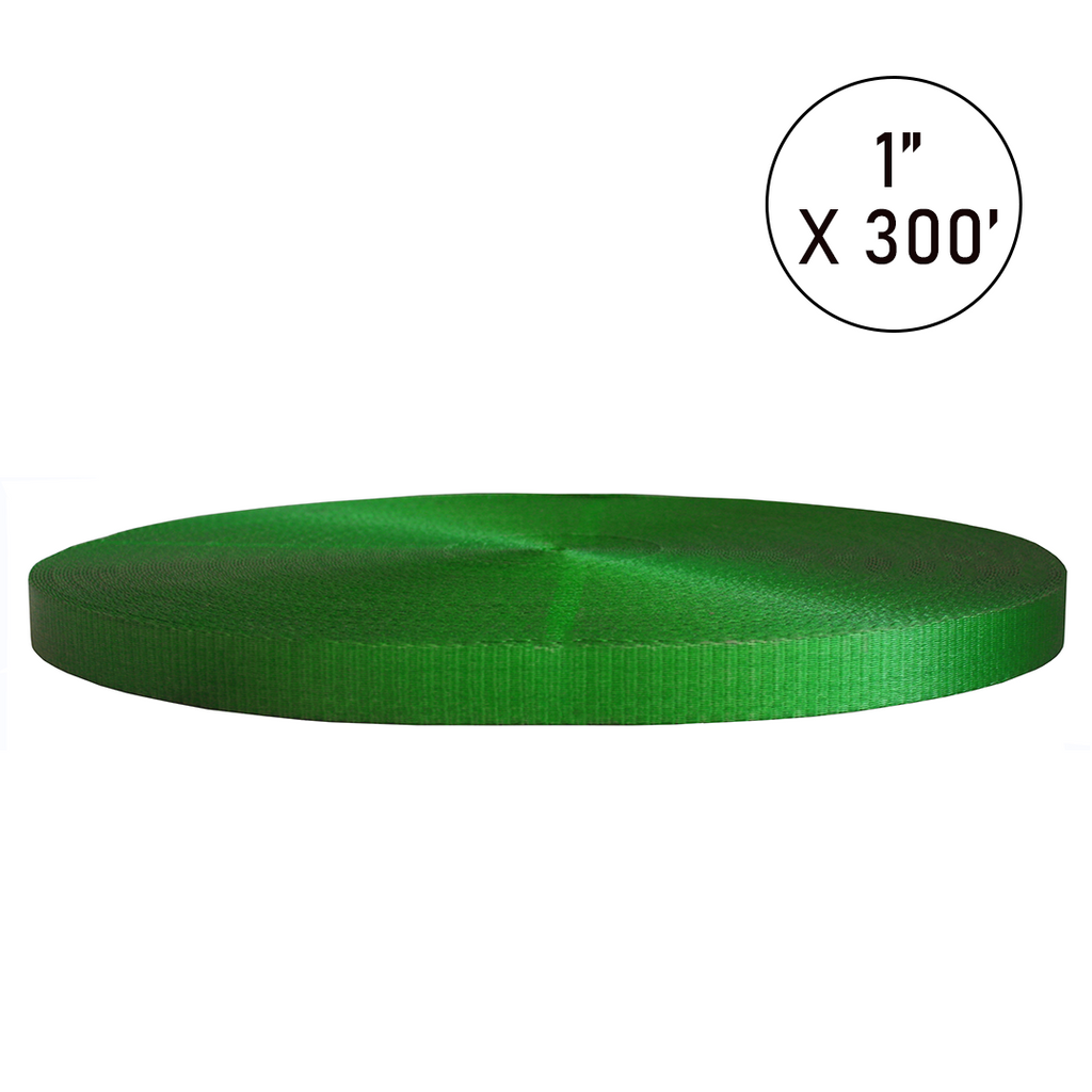Boxer PolyPro 1" Polyester Webbing Roll - 4,000lb Break Strength for Tie Downs (300ft, Multi-Color)