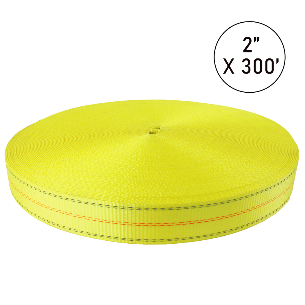 Boxer PolyPro 2" x 12,000 lb Break Strength Polyester Webbing Roll (300 ft)